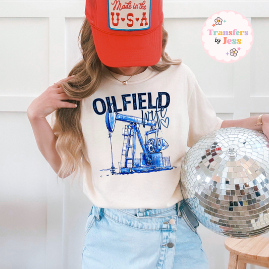Oil Field Wife DTF Transfer