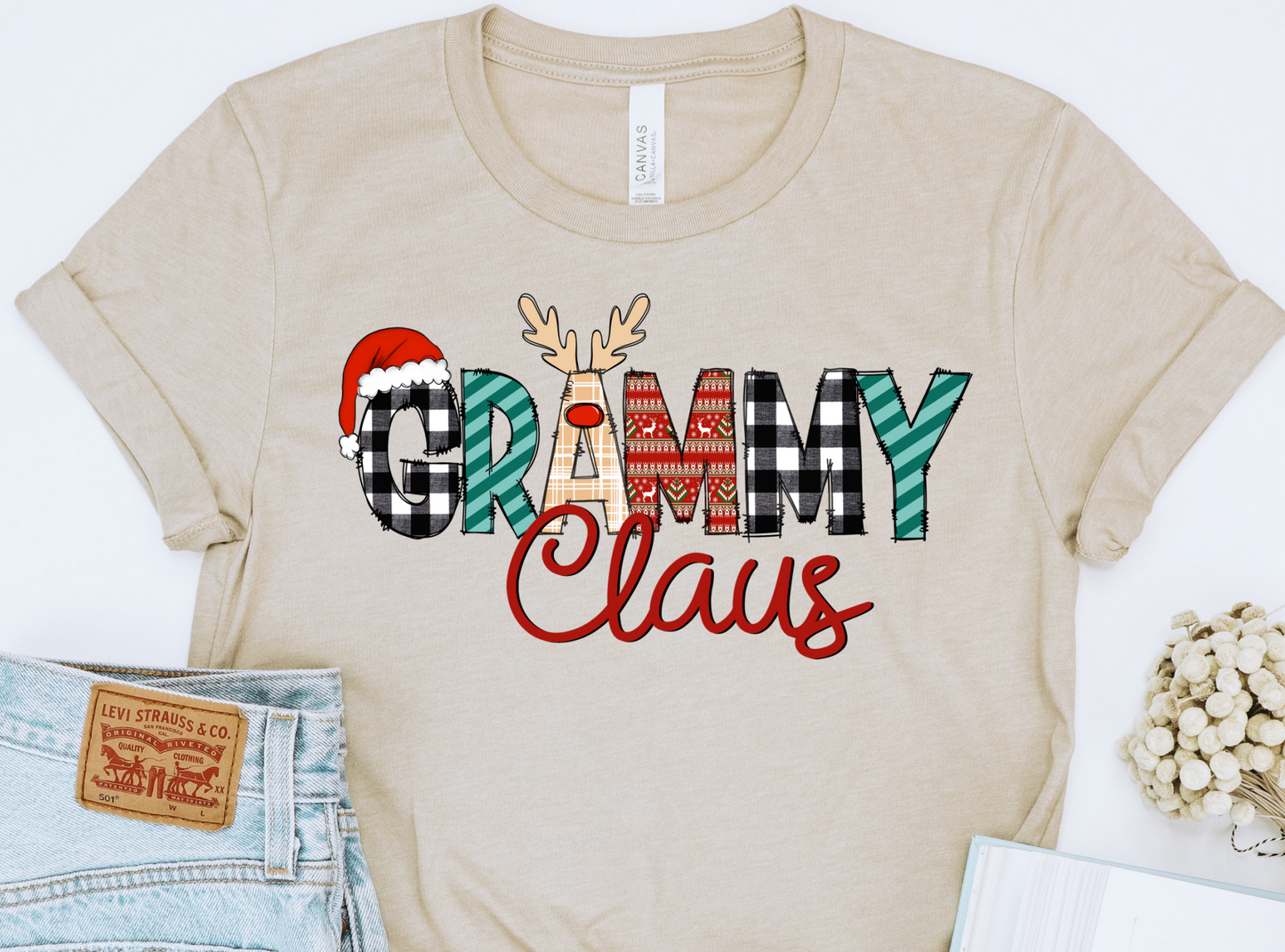 Grammy Claus DTF Transfers DTF2167