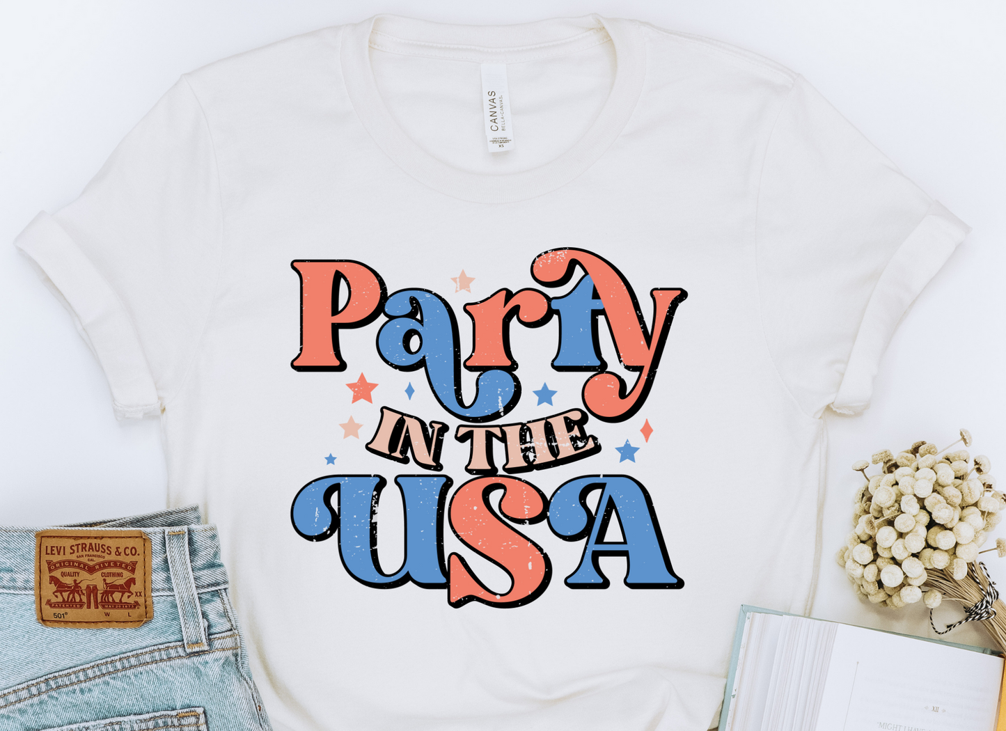 Party in the USA DTF Transfers