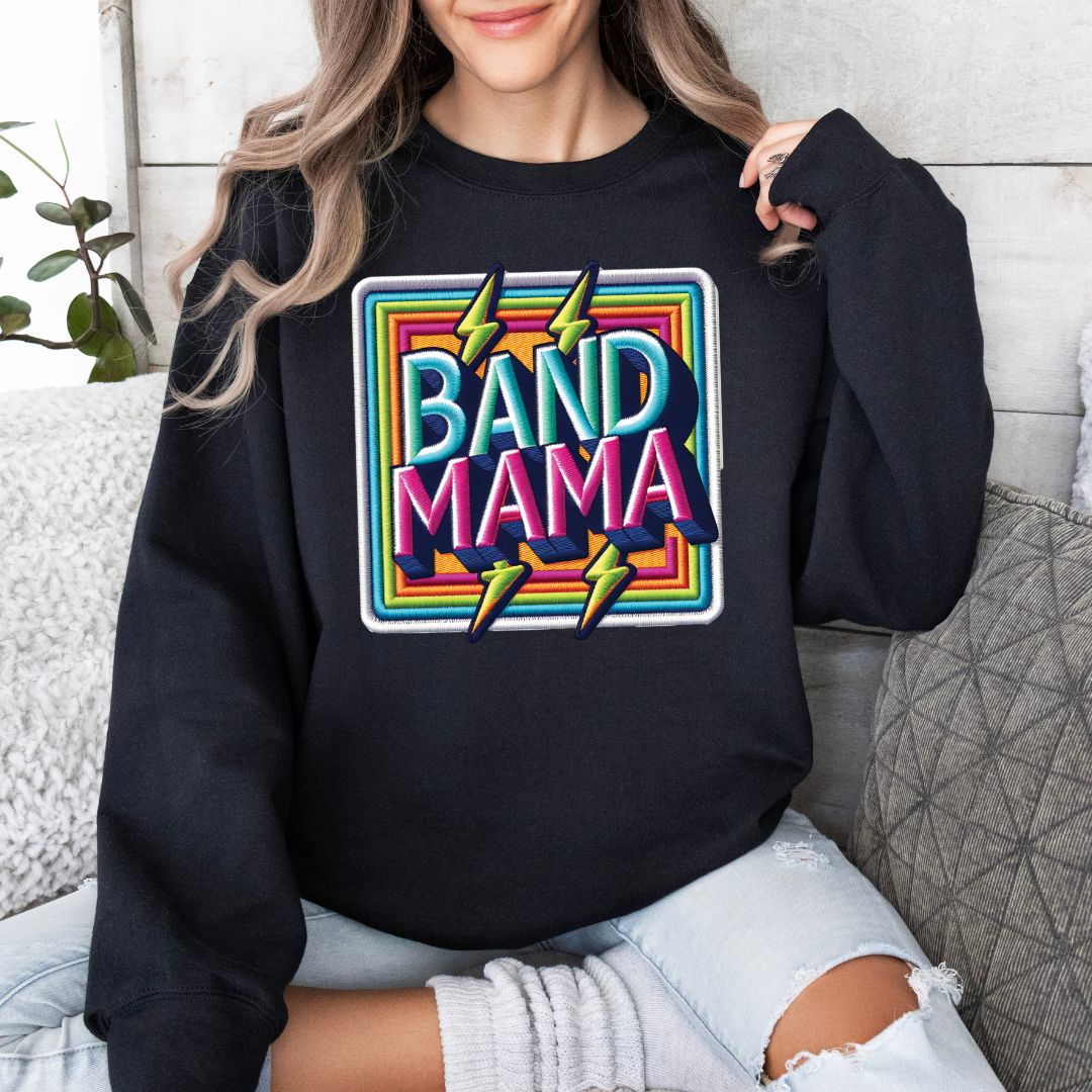 Band Mama Patch DTF Transfer