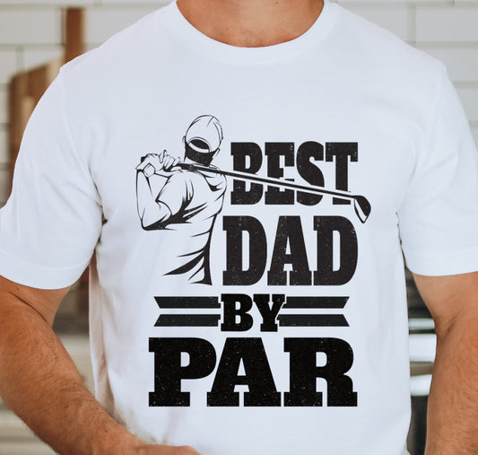 Best Dad By Par DTF Transfers DTF2062