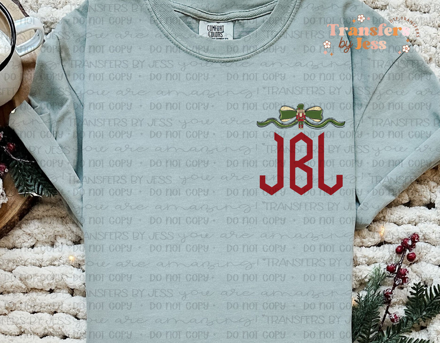 *Nuts About Christmas Front Back DTF Transfer