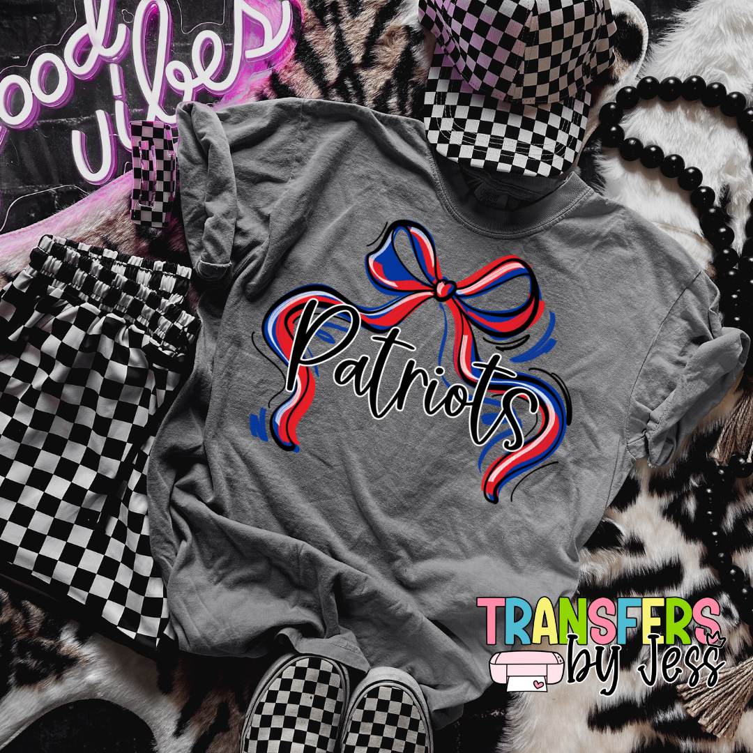 Mascot Ribbon Bows DTF Transfer
