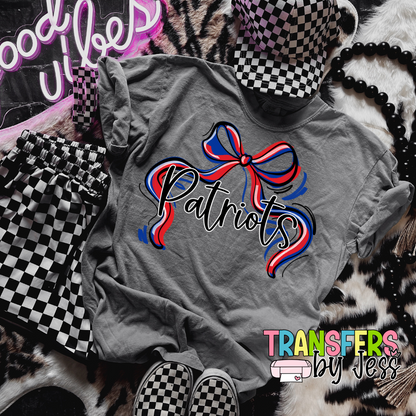 Mascot Ribbon Bows DTF Transfer