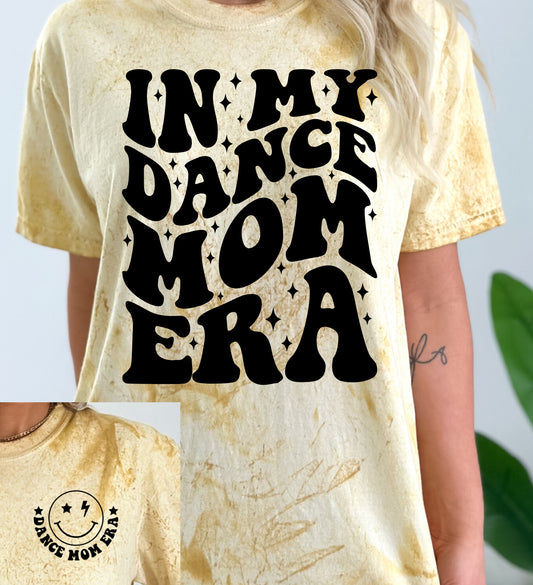 Dance Mom Era black print DTF transfer