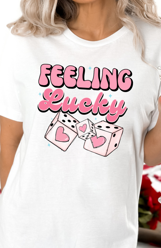 Feeling Lucky Valentine DTF Transfers DTF4271