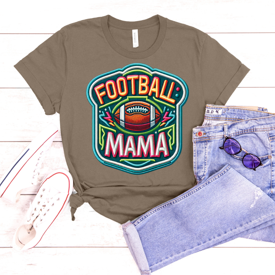 Football Mama Patch DTF Transfer