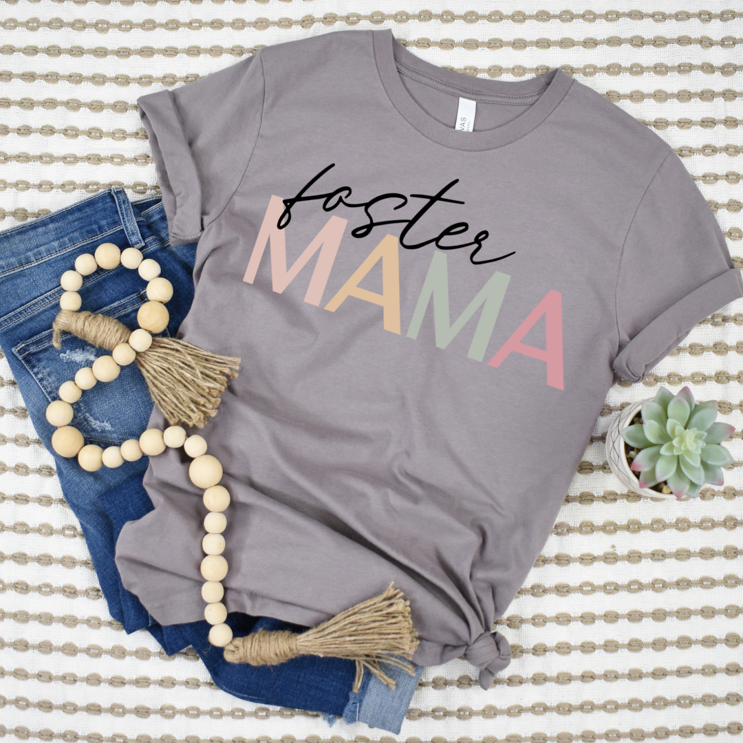 Foster Mama Script DTF Transfer – TransfersbyJess