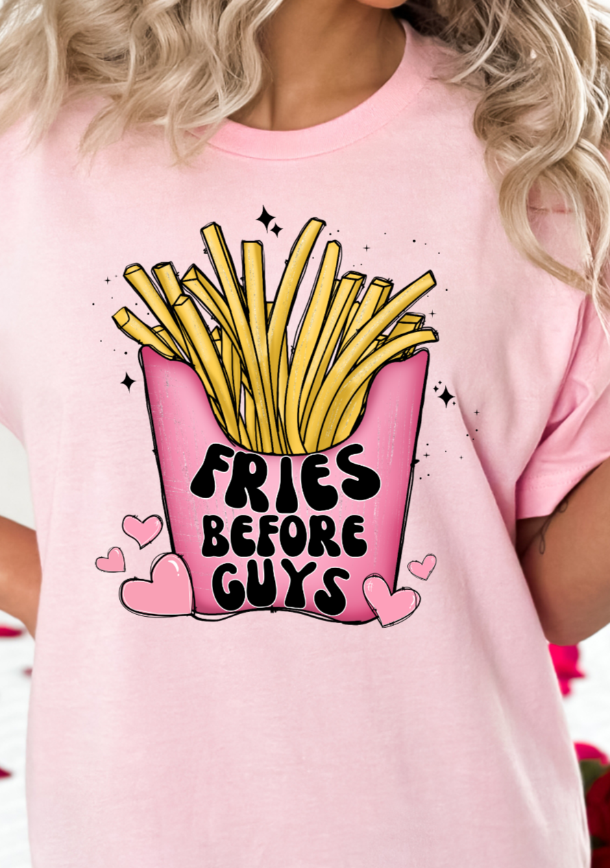 Fries Before Guys Valentine DTF Transfers DTF4279