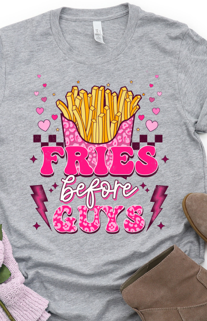 Fries Before Guys Valentine DTF Transfers DTF4298