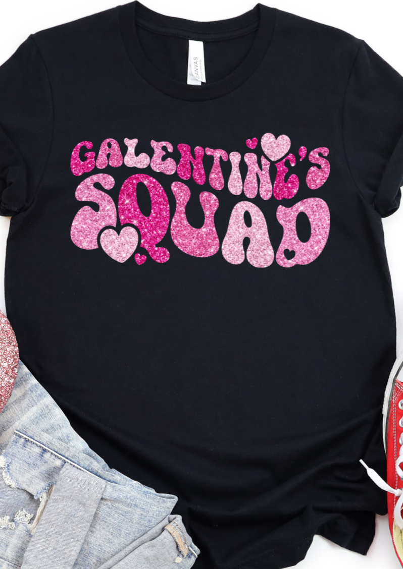 Galentine's Sqaud Valentine DTF Transfers DTF4332