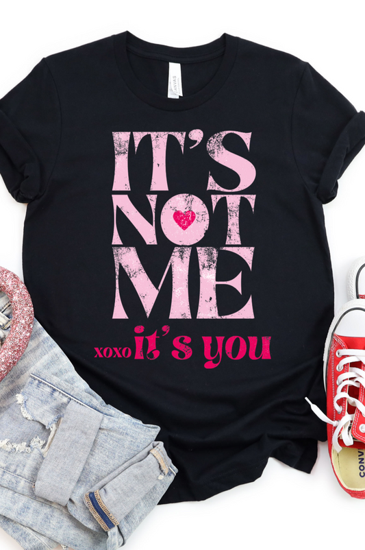 It's Not Me It's You Valentine DTF Transfers DTF4273