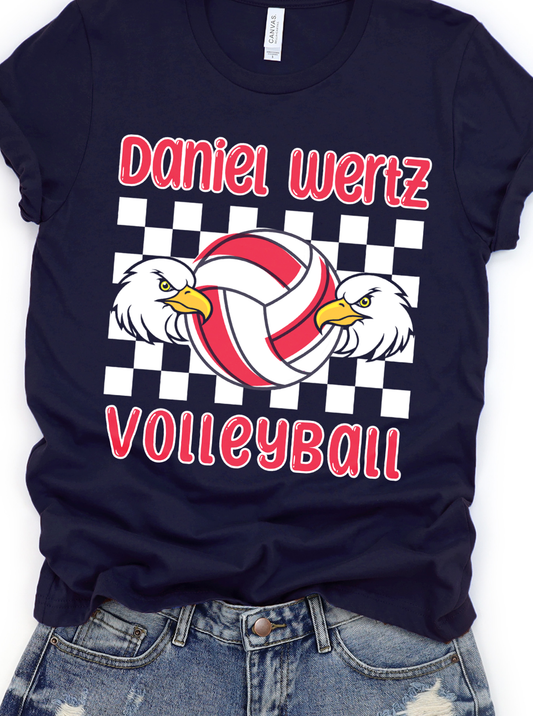 Daniel Wertz Volleyball DTF Transfers