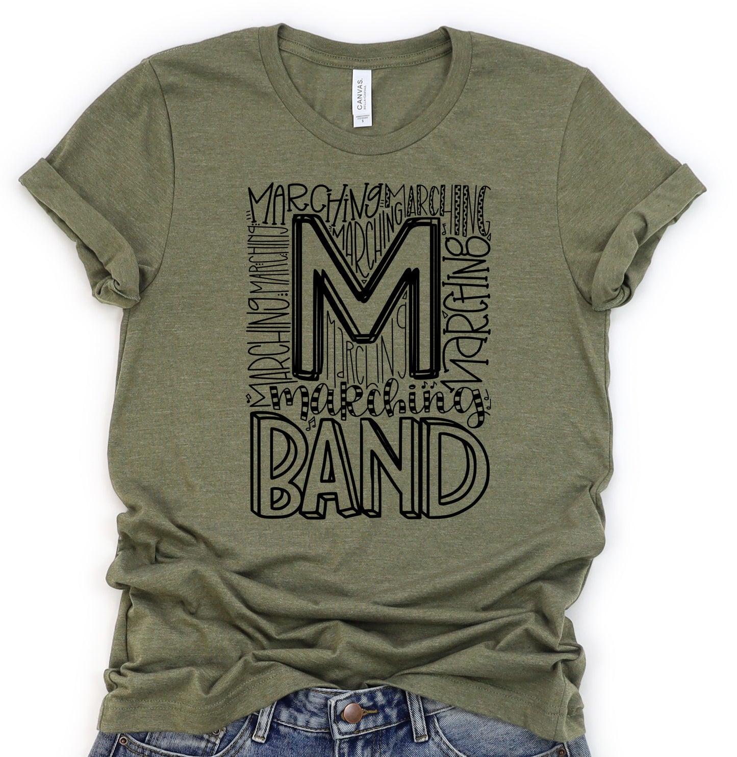 Marching Band Typography DTF Transfer