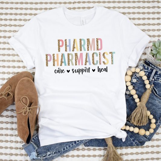 Pharmd Pharmacist Leopard DTF Transfer