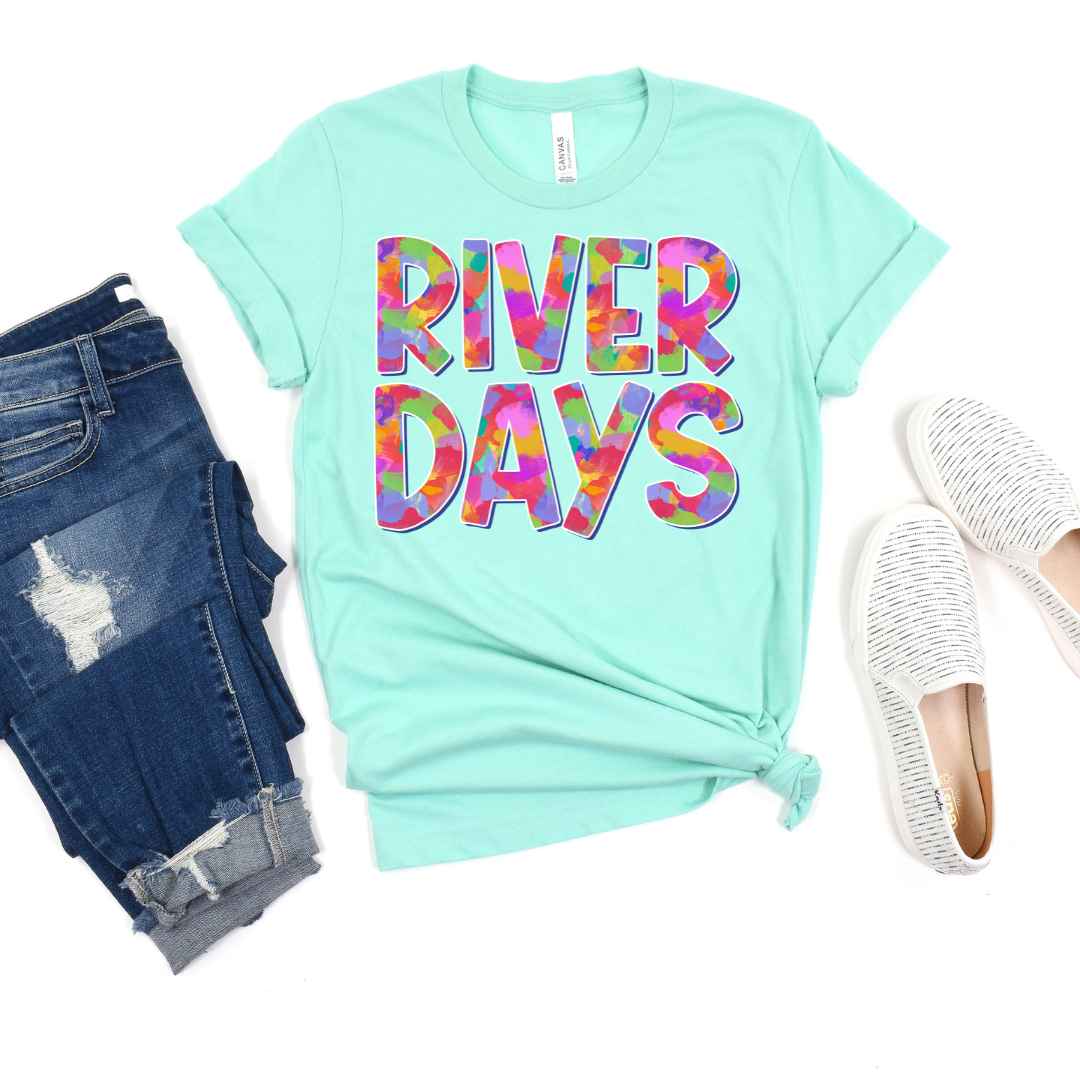 River Days Tie Dye DTF Transfer