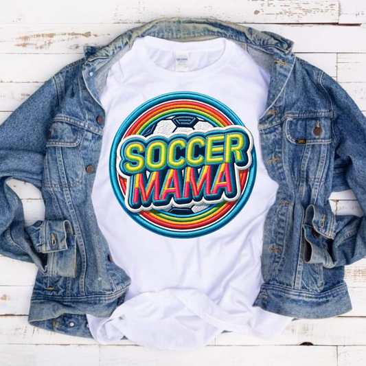 Soccer Mama Patch DTF Transfer