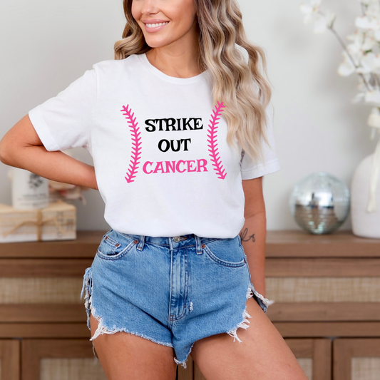 Strike Out Cancer DTF Transfer