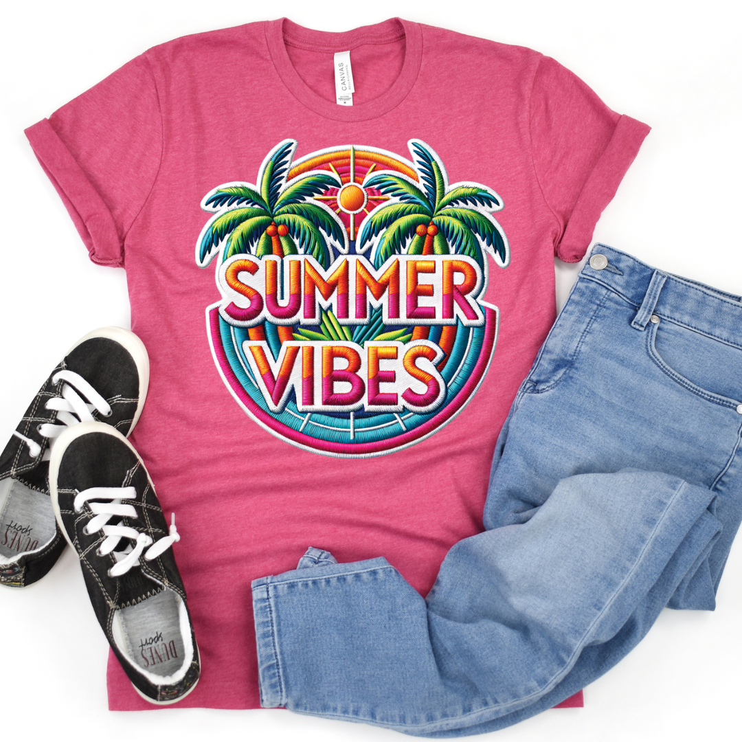 Summer Vibes Patch DTF Transfer