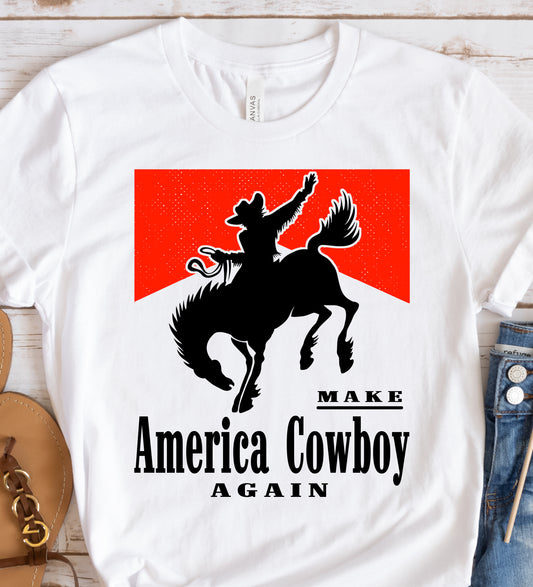 Make America Cowboy Again DTF Transfers