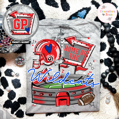 *Custom Football Stadium DTF Transfer