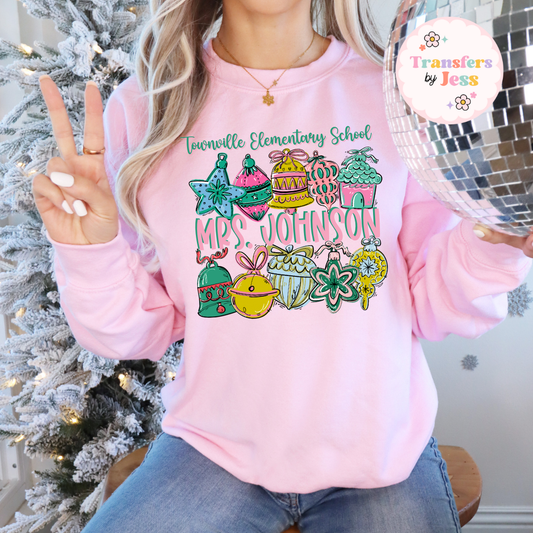 Whimsy Ornament Frame DTF Transfer