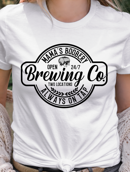 Mama's Boobery on Tap 002 DTF Transfer