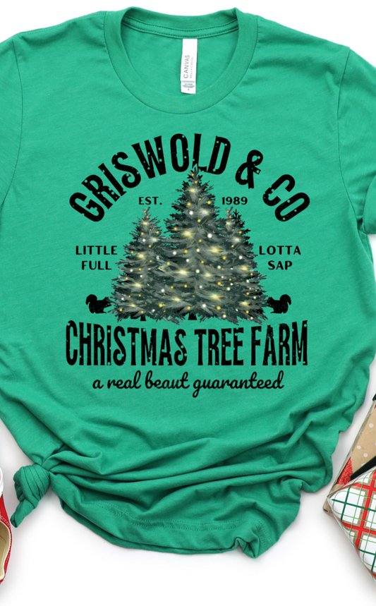 Griswold Christmas Tree Farm DTF Transfers DTF2148