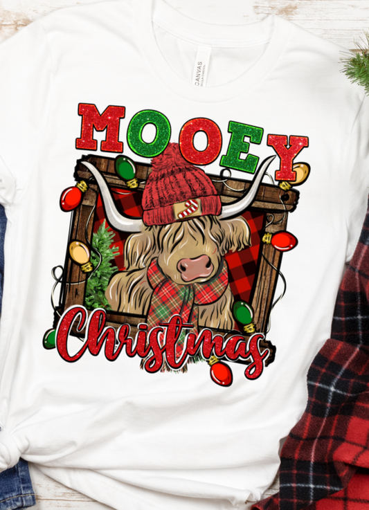 Mooey Christmas DTF Transfers DTF4008
