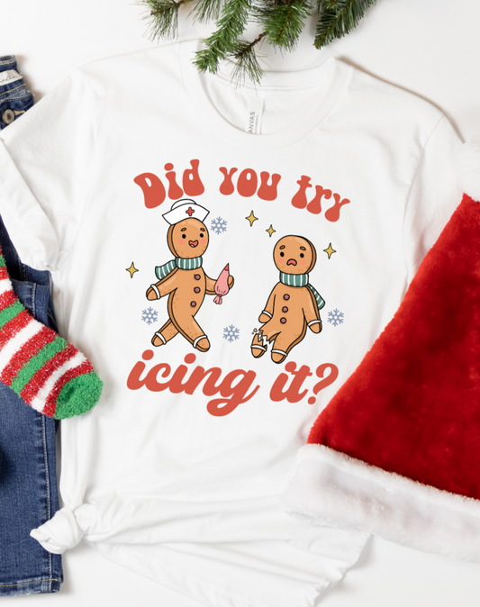 Have you tried icing it Christmas DTF Transfers DTF2135