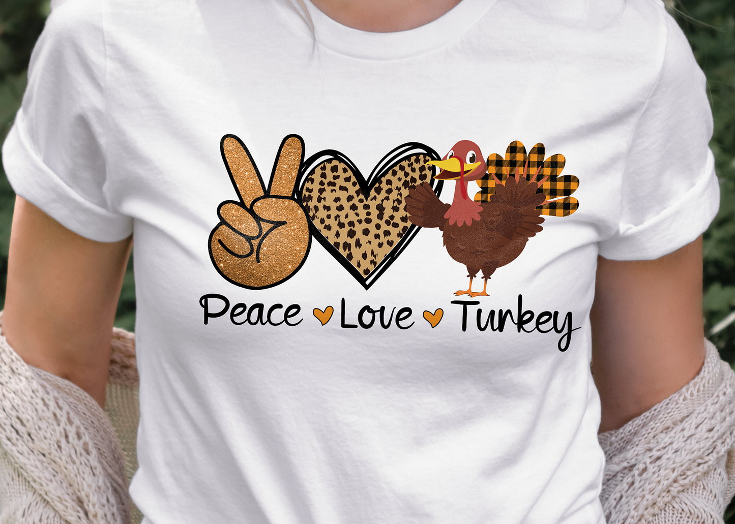 Peace Love Turkey DTF Transfers DTF4134