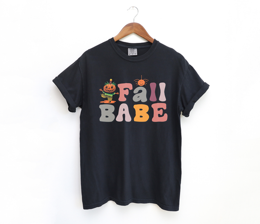 Fall Babe with Pumpkin DTF Transfers DTF4137