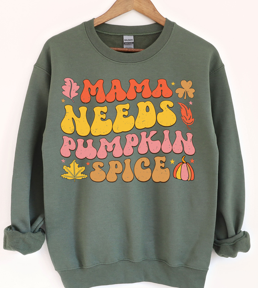 Mama Needs Pumpkin Spice DTF Transfers DTF4146