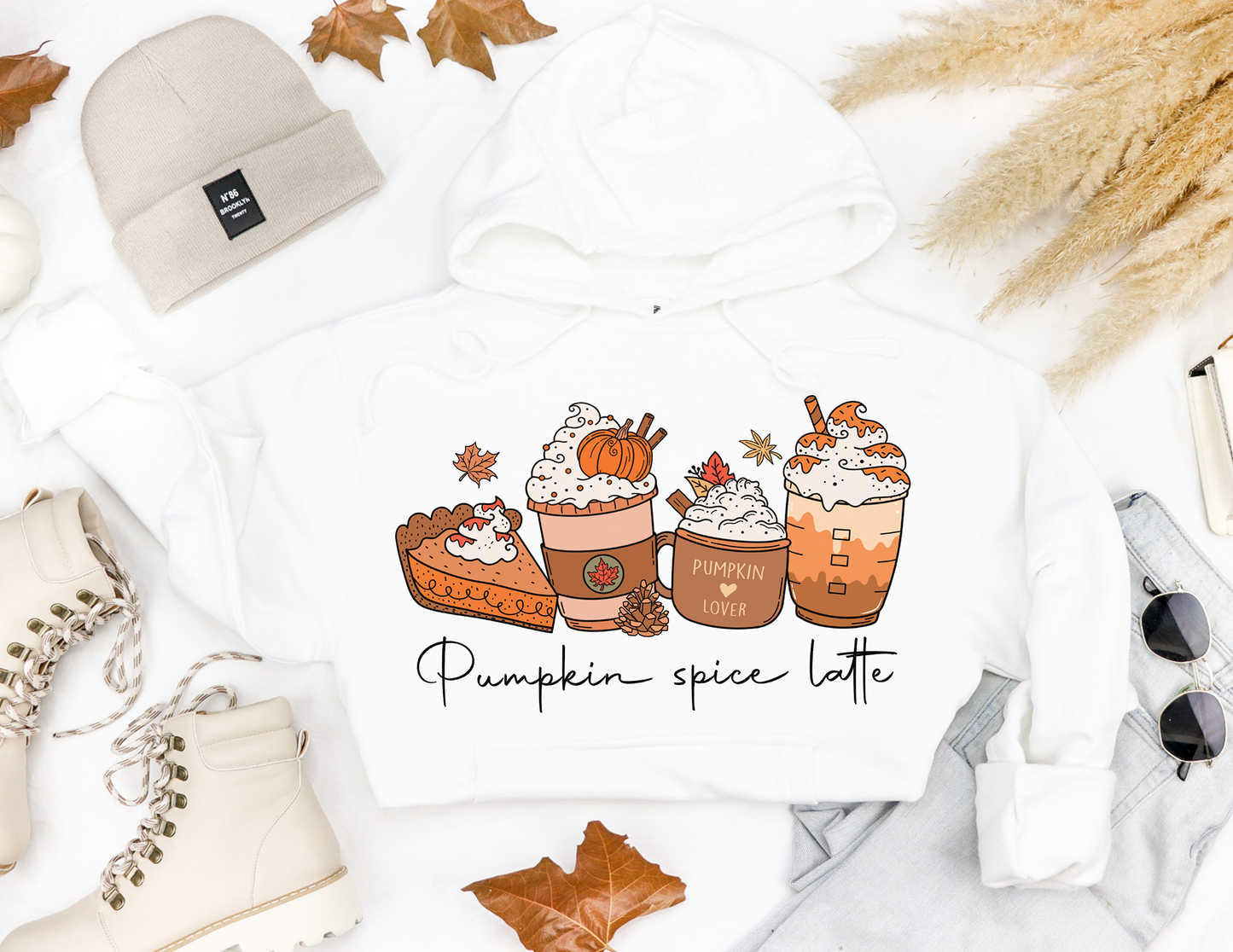 Pumpkin Spice Latte DTF Transfers DTF4123