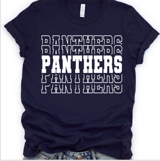 Panthers Panthers Panthers White DTF Transfers DTF4233