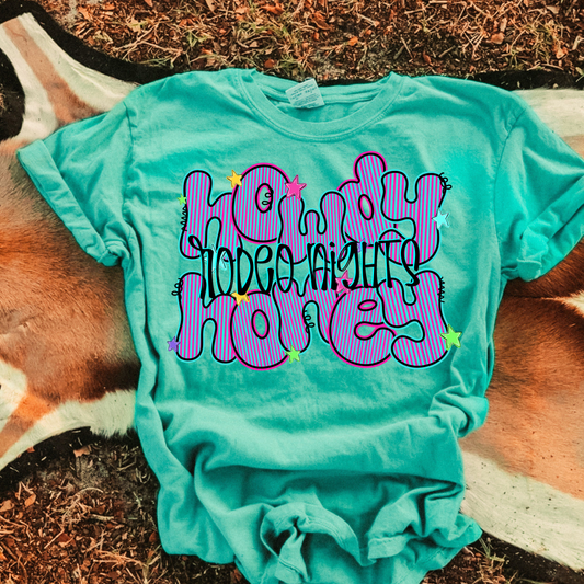 Howdy Honey Rodeo Nights DTF Transfer