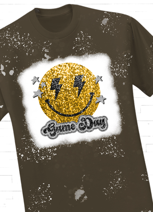 Smile Sequin Game Day 004 DTF Transfers