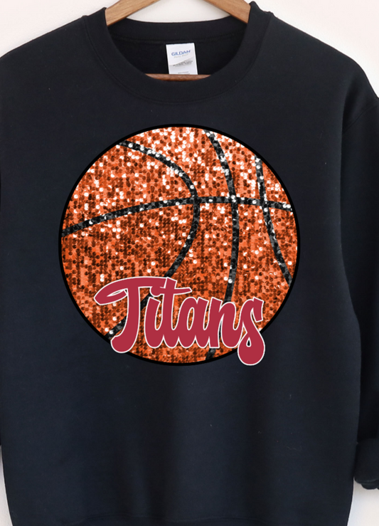 Gibson Southern Titans sequin basketball DTF Transfers DTF4192