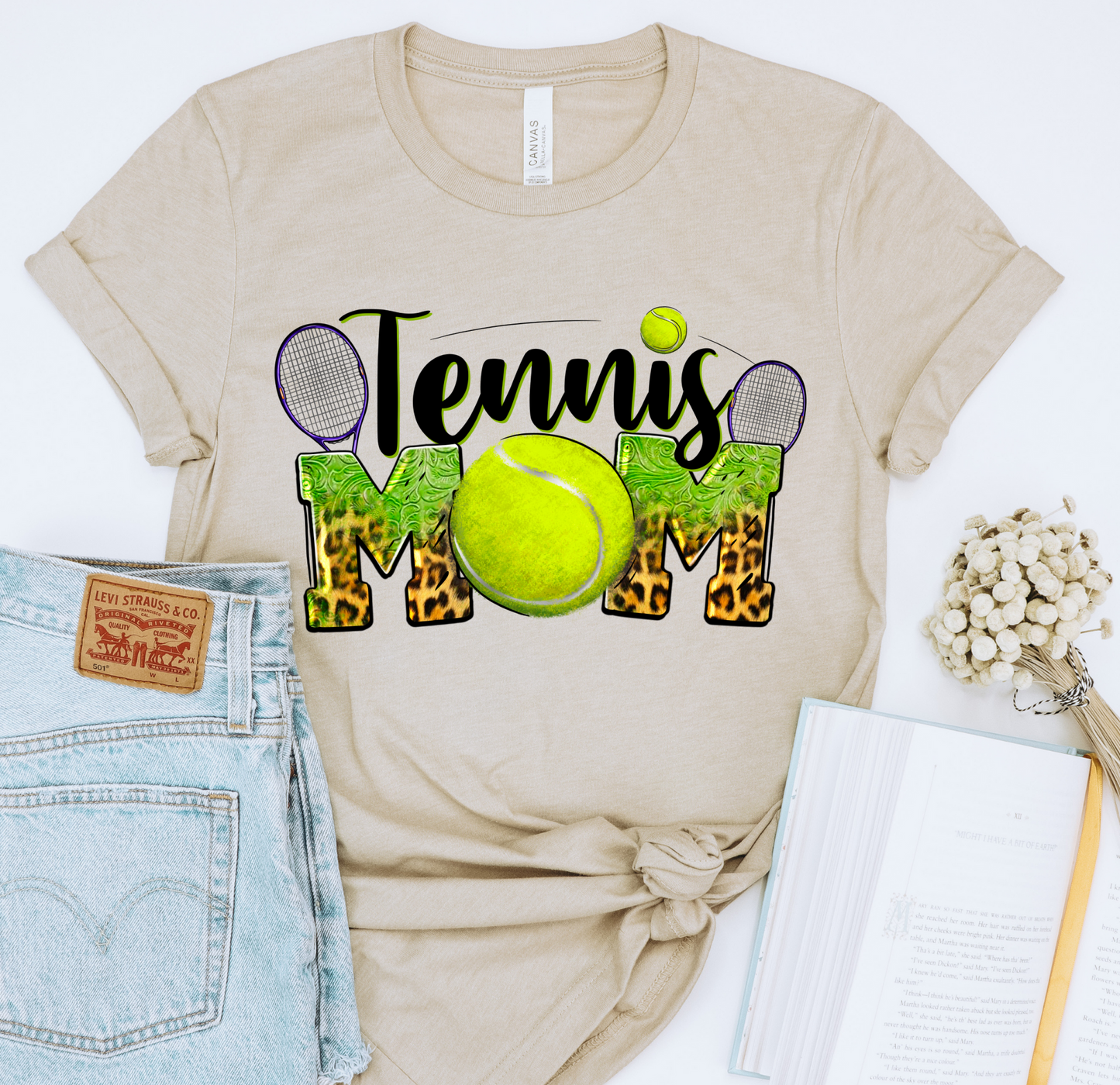 Tennis MOM DTF Transfers