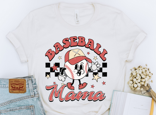 Retro Baseball Mama DTF Transfers